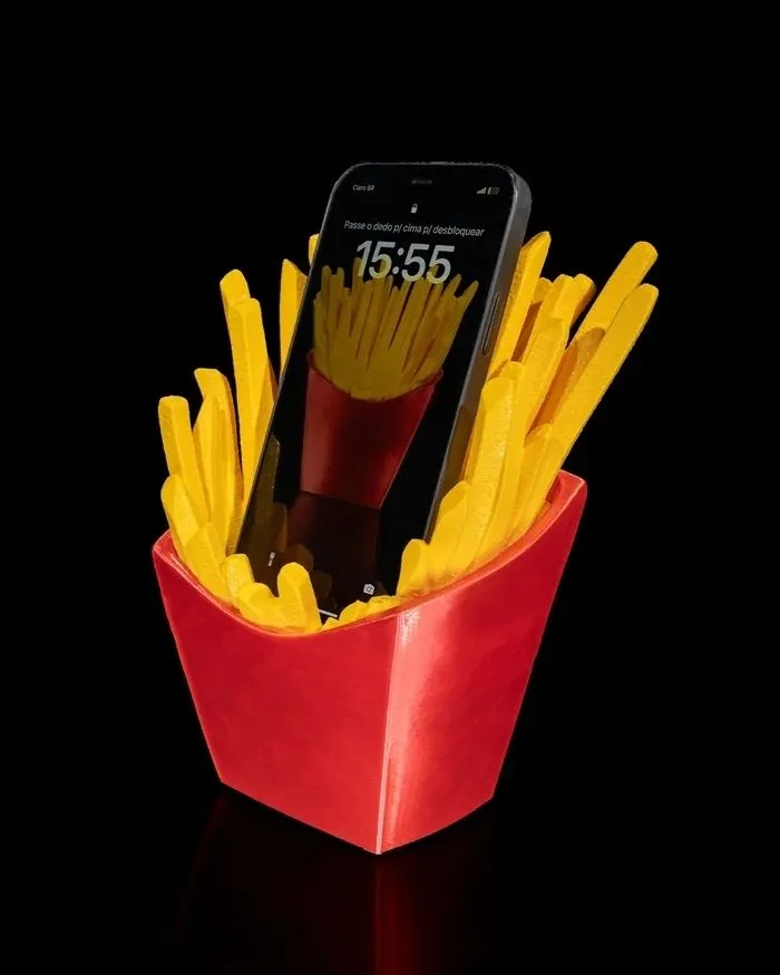 patatez kızartması telefon tutacahı